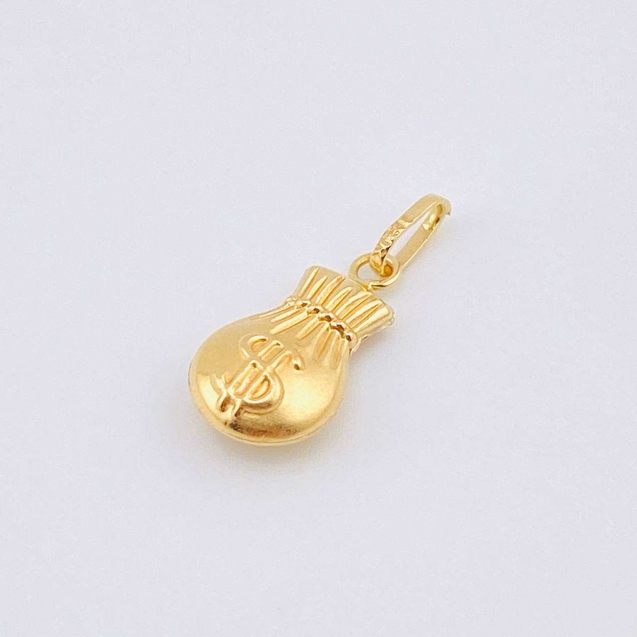Dije Bolsa De Dinero 0.55gr / 2cm / Oro Amarillo 18K *