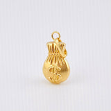 Dije Bolsa De Dinero 0.55gr / 2cm / Oro Amarillo 18K *