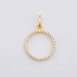 Dije Aro 0.9gr / 2cm / Oro Amarillo 18K *