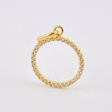 Dije Aro 0.9gr / 2cm / Oro Amarillo 18K *