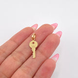 Dije Llave 1.05gr / 2.5cm / Oro Amarillo 18K *
