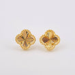 Topos Trebol Diamantado 2.6gr / 8.9mm Oro Amarillo Nac.Esp. 18K *