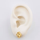 Topos Trebol Diamantado 2.6gr / 8.9mm Oro Amarillo Nac.Esp. 18K *