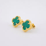 Topos Trebol 2 g / 8 mm Oro Amarillo 18K