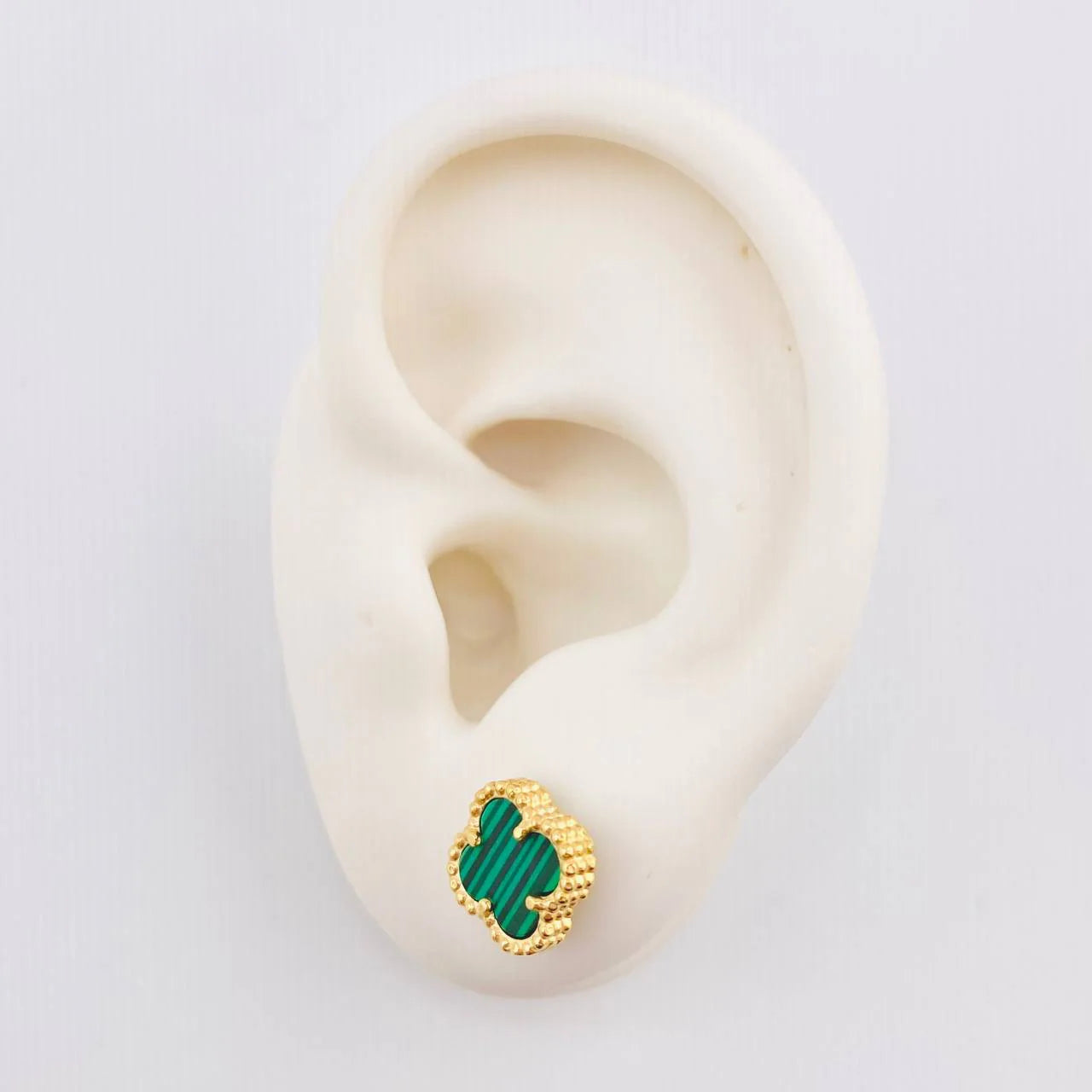 Topos Trebol 2 g / 8 mm Oro Amarillo 18K