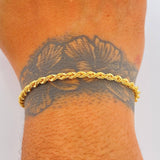 Pulso Lazo 2.05gr / 20cm / 3mm Oro Amarillo +3 18K $