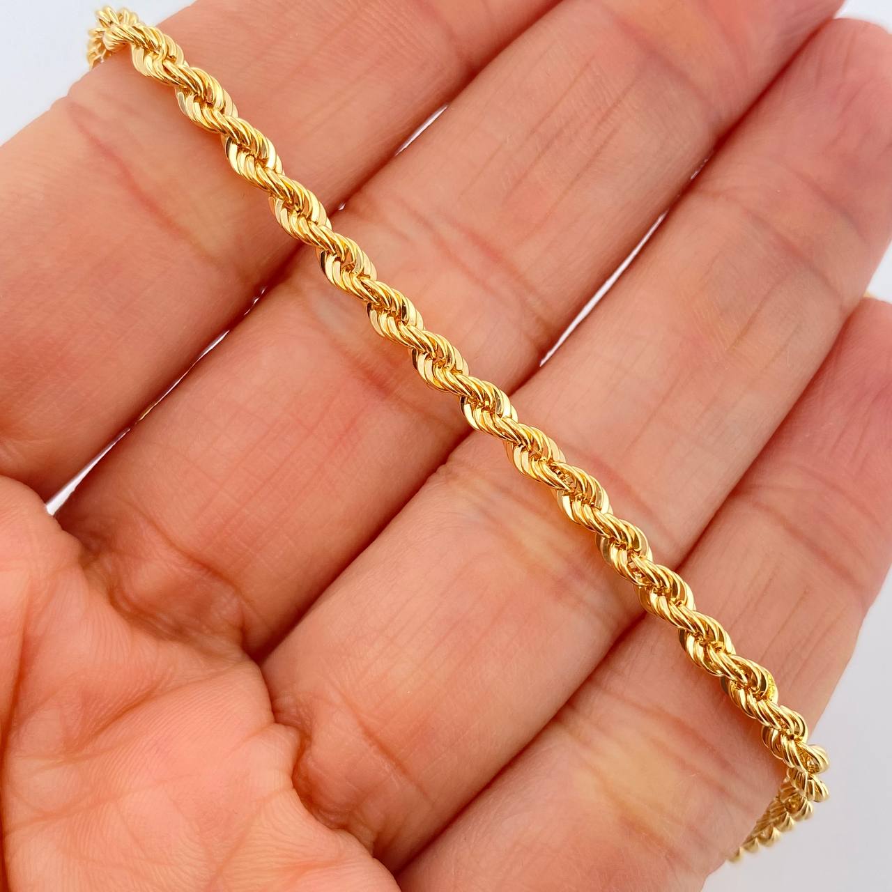 Pulso Lazo 1.55gr / 20cm / 1mm Oro Amarillo +3 $
