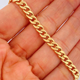 Pulso Cubano 2.45gr / 20.3cm / 3mm Oro Amarillo +1 18K $