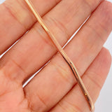 Pulso Serpiente 3.45gr / 19cm / 2mm Oro Rosa +3 18K $