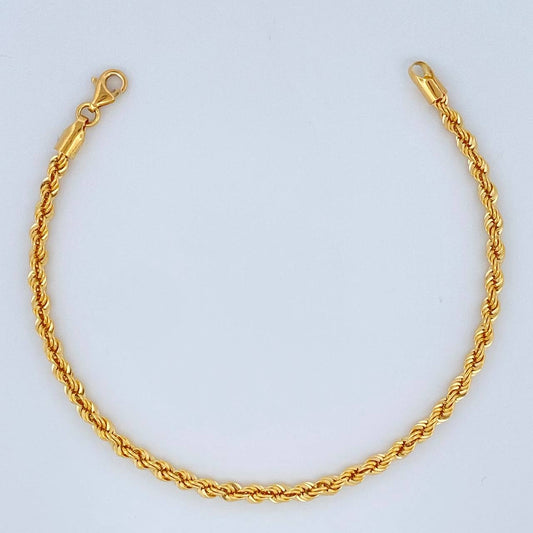 Pulso Lazo 2.7gr / 18cm / 2.8mm Oro Amarillo +3 18K $