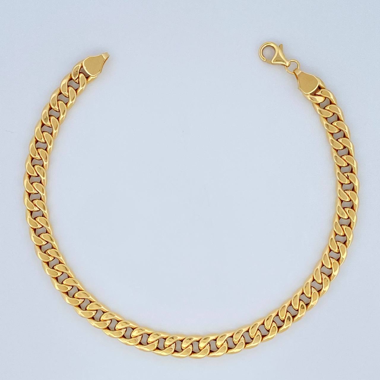 Pulso Cubano 3.75gr / 20.6cm / 5.7mm Oro Amarillo +1 18K $