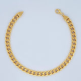 Pulso Cubano 3.75gr / 20.6cm / 5.7mm Oro Amarillo +1 18K $