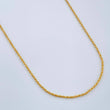 Cadena Lazo 1gr / 60cm / 1mm Oro Amarillo +3 18K %