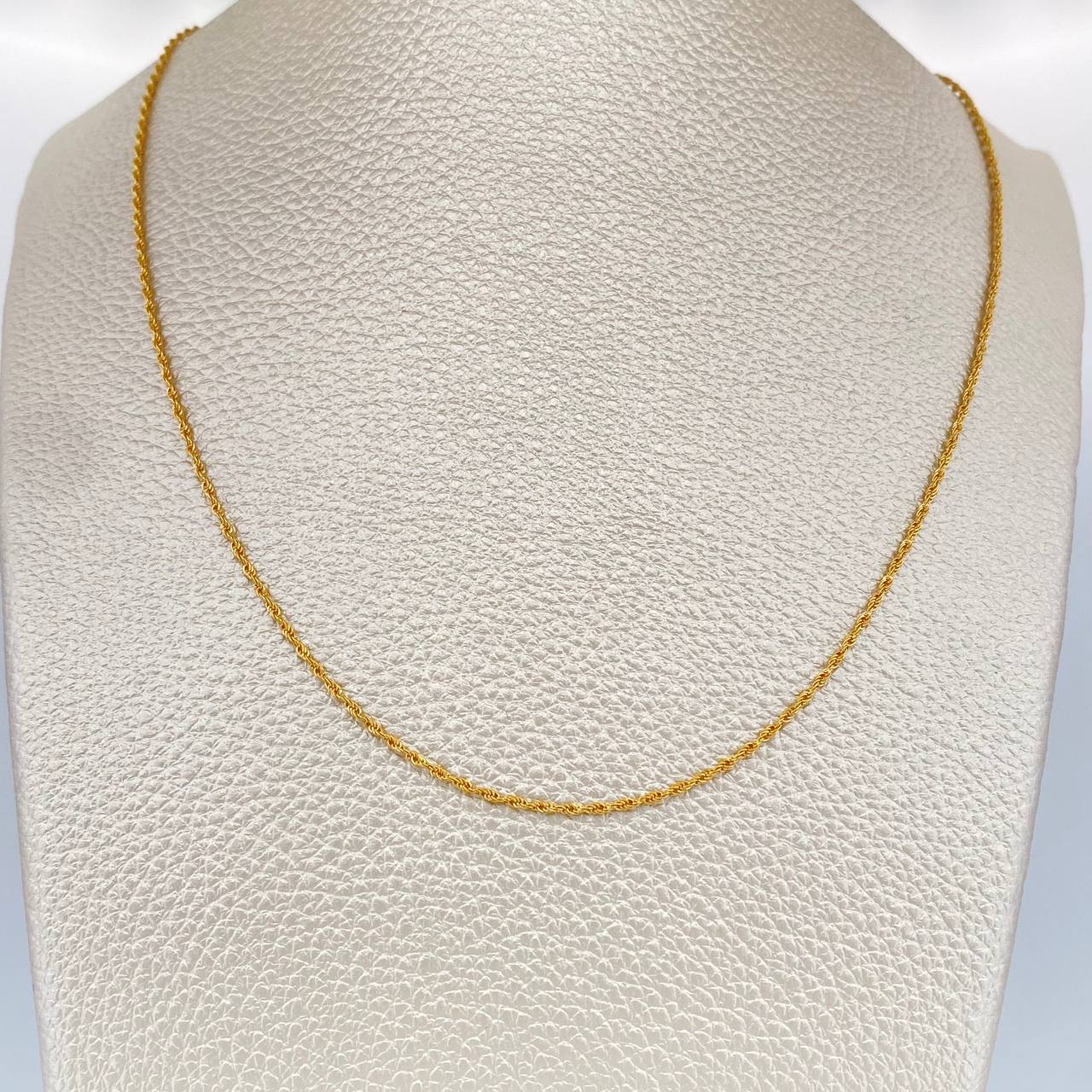 Cadena Lazo 0.95gr / 50cm / 1mm Oro Amarillo +3 $