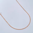Cadena Veneciana 1.05gr / 45.4cm / 1mm Oro Rosa +3 18K $