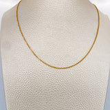 Cadena Veneciana 2.75gr / 45cm / 2mm Oro Amarillo +3 $