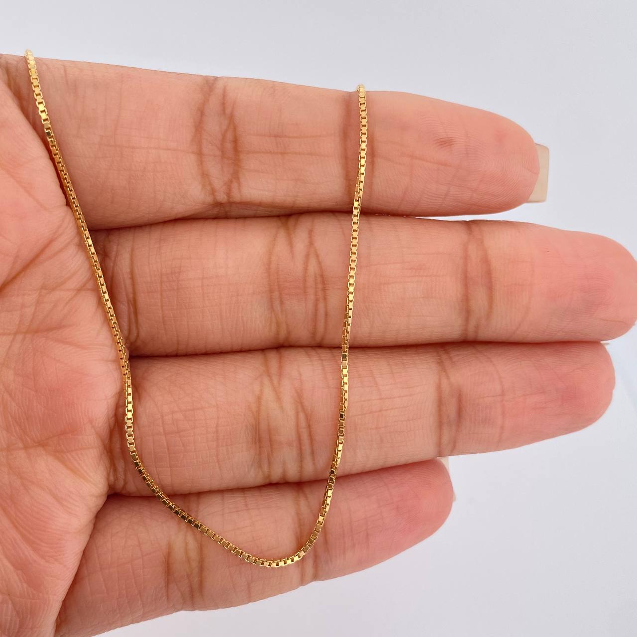 Cadena Veneciana 2.75gr / 45cm / 2mm Oro Amarillo +3 $