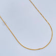 Cadena Veneciana 1.8gr / 45cm / 1.25mm Oro Amarillo +3 18K $