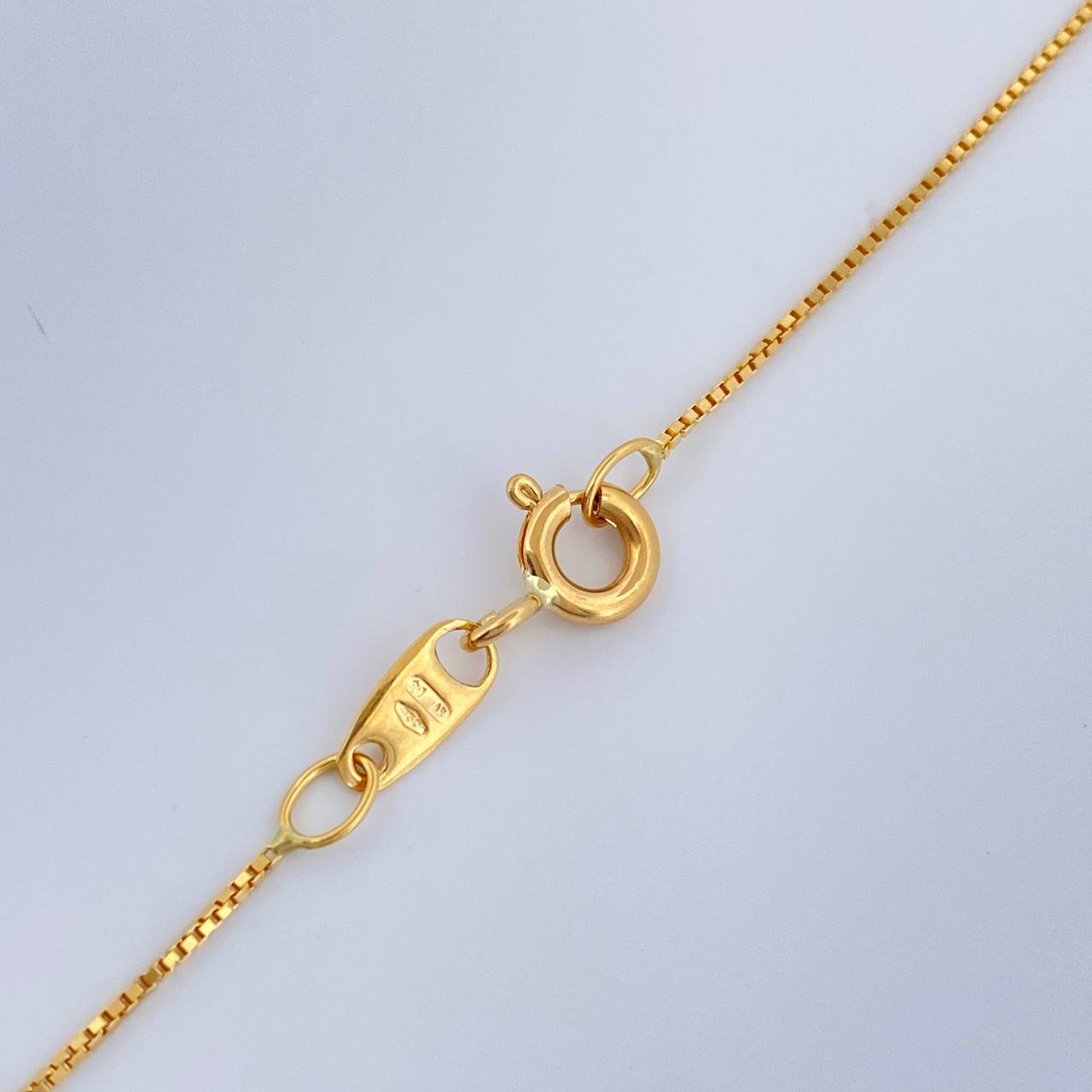 Cadena Veneciana 1.8gr / 45cm / 1.25mm Oro Amarillo +3 18K $