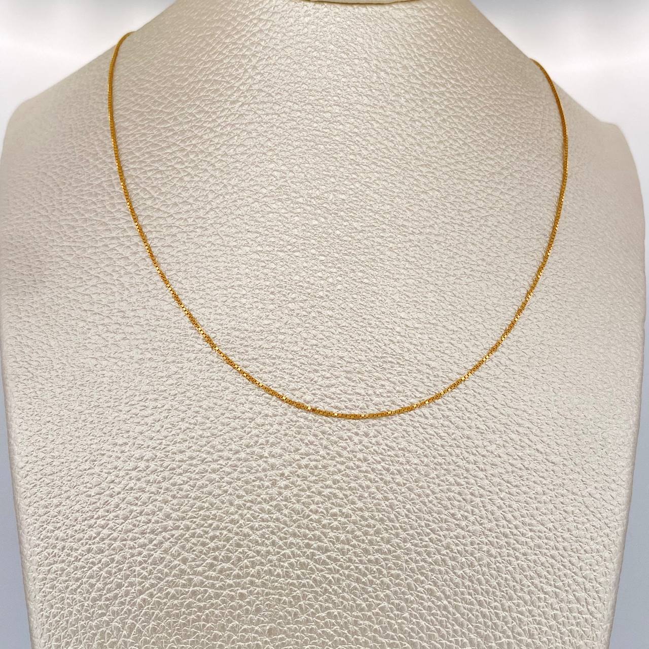 Cadena Veneciana 1.8gr / 45cm / 1.25mm Oro Amarillo +3 18K $