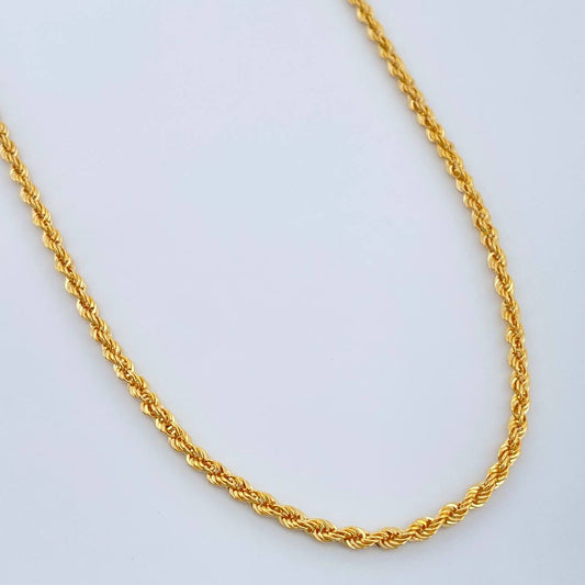Cadena Lazo 2.7gr / 44.8cm / 1.8mm Oro Amarillo +3 18K $