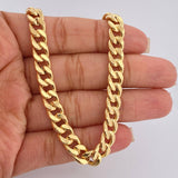Cadena Cubana 14.4gr / 60cm / 7.22mm Oro Amarillo +1 18K $