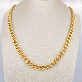 Cadena Cubana 14.4gr / 60cm / 7.22mm Oro Amarillo +1 18K $