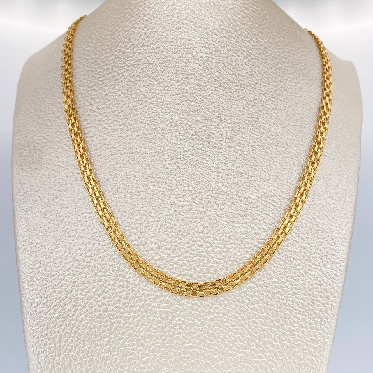 Cadena China 8.75gr / 60.5cm / 4.55mm Oro Amarillo +1 18K $