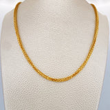 Cadena Franco 11.5gr / 60cm / 2.72mm Oro Amarillo +3 18K $