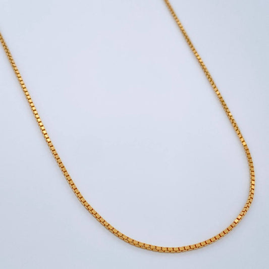 Cadena Veneciana 5.45gr / 70cm / 0.95mm Oro Amarillo +3 18K $