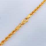 Cadena Lazo 8.4gr / 60cm / 3.2mm Oro Amarillo +3 18K $