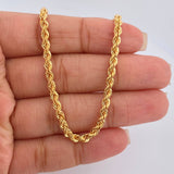 Cadena Lazo 8.4gr / 60cm / 3.2mm Oro Amarillo +3 18K $