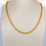 Cadena Lazo 8.4gr / 60cm / 3.2mm Oro Amarillo +3 18K $