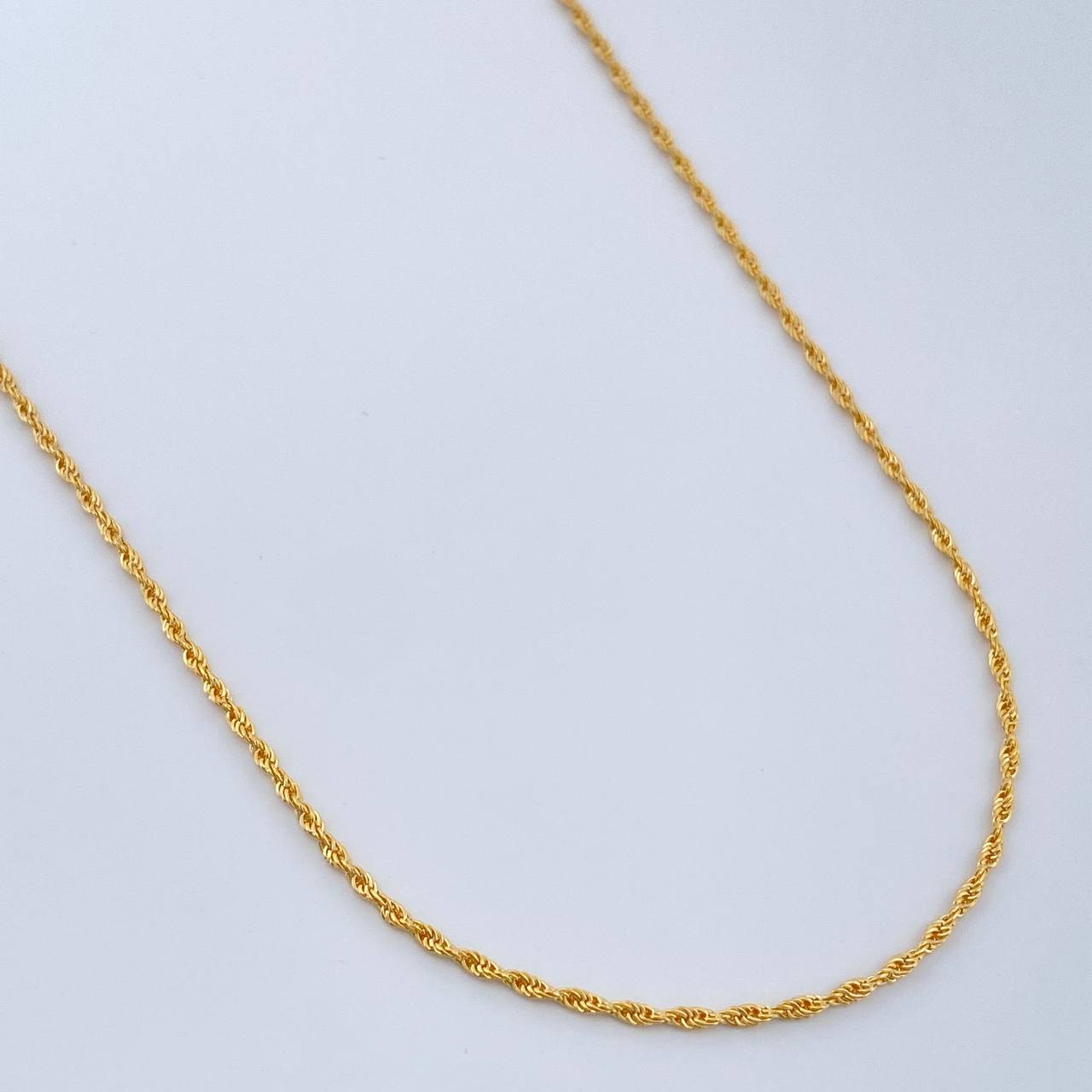 Cadena Lazo 1.05gr / 60cm / 1.15mm Oro Amarillo +3 18K $