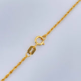 Cadena Lazo 1.05gr / 60cm / 1.15mm Oro Amarillo +3 18K $