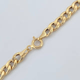 Cadena Cubana 6.2gr / 60.3cm / 5mm Oro Amarillo +1 18K %