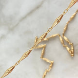 Cadena Rustico Dubai 9.25gr / 60cm / 3.5mm Oro Amarillo ©