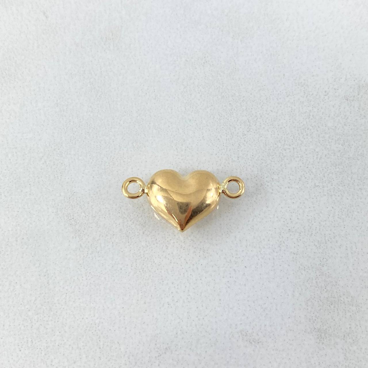 Herraje Corazón 0.5gr / 1.6cm / Troquelado Oro Amarillo