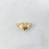 Herraje Corazón 0.5gr / 1.6cm / Troquelado Oro Amarillo