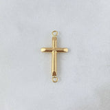 Herraje Cruz 0.4gr / 2.1cm / Oro Amarillo