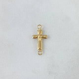 Herraje Cruz Rombo 0.35gr / 1.7cm / Oro Amarillo