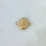 Herraje Virgen de Guadalupe 0.65gr / 1.6cm / Oro Amarillo