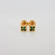 Topos Trebol 0.65gr / 4mm Oro Amarillo 18K &