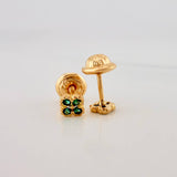 Topos Trebol 0.65gr / 4mm Oro Amarillo 18K &