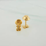 Topos Oso TS 0.65gr / Circones Blancos Oro Amarillo $