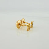Topos Oso TS 0.65gr / Circones Blancos Oro Amarillo $