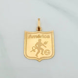 Dije Escudo America De Cali 1.4gr / 2.5cm / Oro Amarillo 18K &