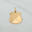 Dije Escudo Deportivo Cali 1.3gr / 2.5cm / Oro Amarillo 18K &