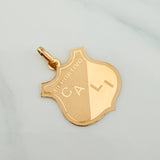 Dije Escudo Deportivo Cali 1.45gr / 2.5cm / Oro Amarillo 18K &