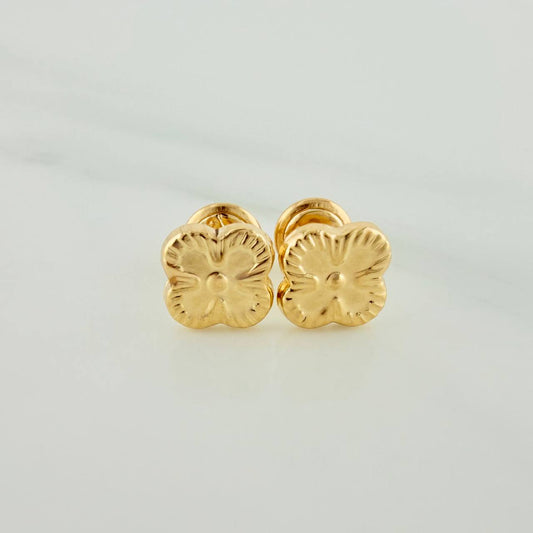 Topos Trebol 0.65gr / 4.5mm Oro Amarillo 18K &